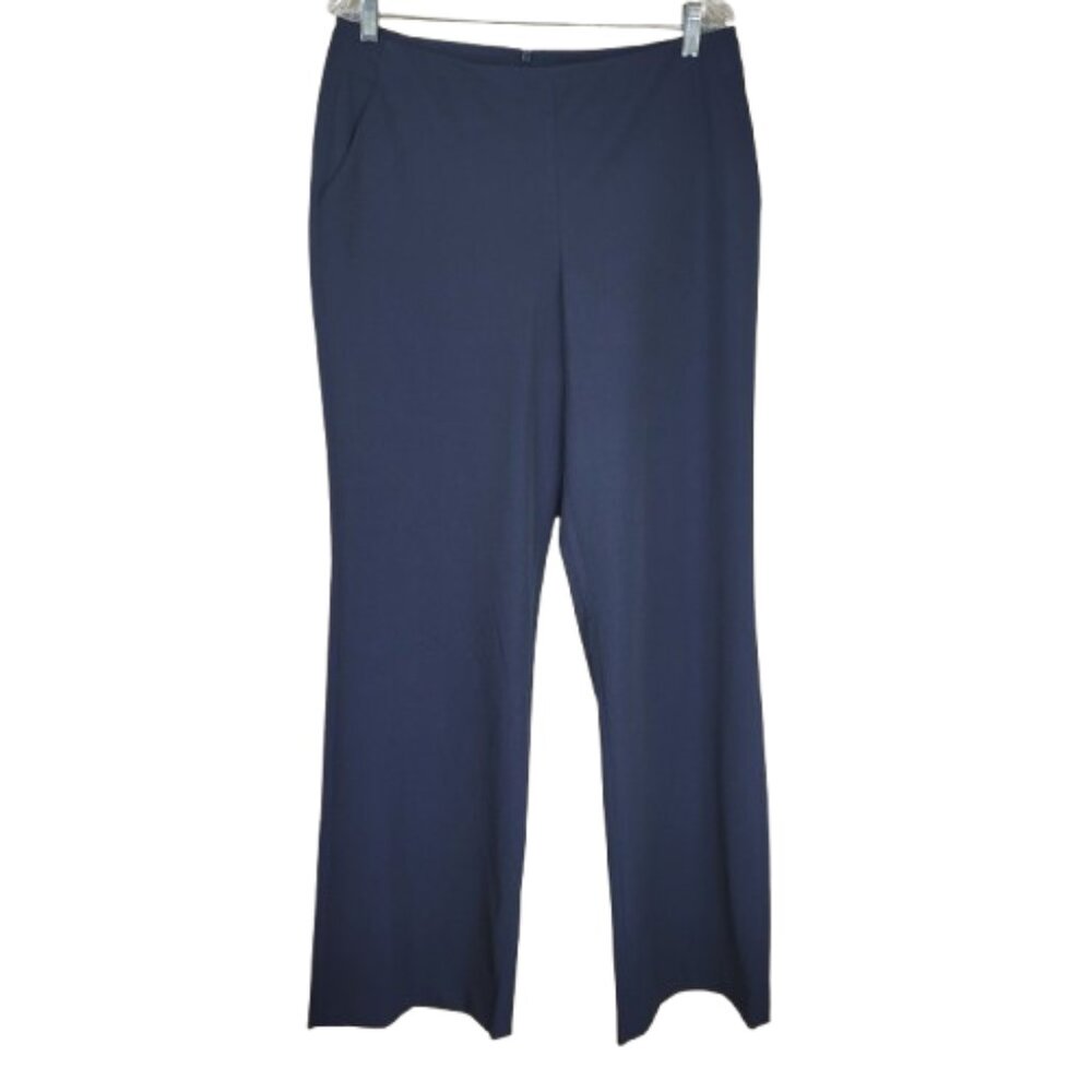 NYDJ Marilyn Straight Leg Dress Pants Navy Women's Size 8 Lift Tuck NWT